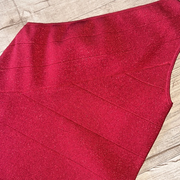 LAUNDRY NWT One Shoulder Bodycon Bandage Dress, XS - Picture 4 of 9